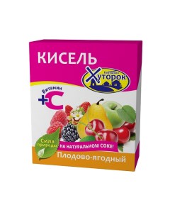 Кисель плодово ягодный концентрат сухой с витамином С 180 г Бабушкин хуторок