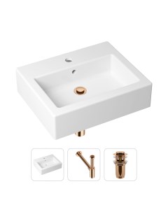 Комплект 3 в 1 Bathroom Sink 21520660 раковина 50 5 см сифон донный клапан Lavinia boho