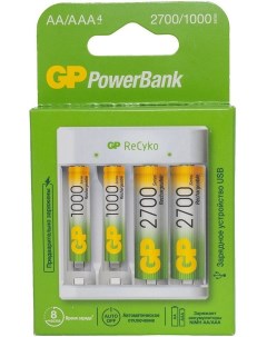 Зарядное устройство Rechargeable Е411 210AAHCCS 2CR1 AA AAA NiMH 2100mAh 4шт Gp