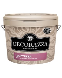 Декоративная краска lucetezza база aluminium 5 кг Decorazza