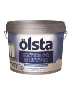 Краска Exterior Silicone фасадная База А 2 7 л Olsta