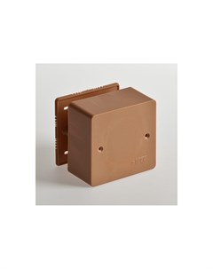Универсальная коробка для кабель каналов 85х85х45 коричневый IP40 65015К Ruvinil