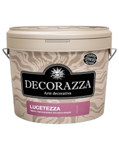 Декоративная краска lucetezza база aluminium 1 кг Decorazza