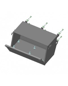 Инструментальный ящик 1 5 мм сталь для Isuzu NMR 85H 2011 н в Isuzu NPR 75H 2011 н в Motodor