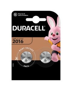Батарейки литиевые 2016 CR2016 DL2016 2 шт Duracell