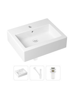Комплект 3 в 1 Bathroom Sink 21520662 раковина 50 5 см сифон донный клапан Lavinia boho