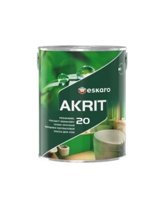 Краска Akrit 20 база A 2 85 л Eskaro