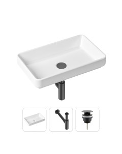 Комплект 3 в 1 Bathroom Sink 21520146 раковина 55 см сифон донный клапан Lavinia boho