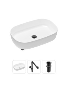 Комплект 3 в 1 Bathroom Sink 21520101 раковина 54 см сифон донный клапан Lavinia boho