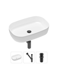 Комплект 3 в 1 Bathroom Sink 21520061 раковина 54 см сифон донный клапан Lavinia boho