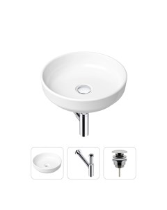 Комплект 3 в 1 Bathroom Sink 21520198 раковина 40 см сифон донный клапан Lavinia boho