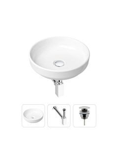 Комплект 3 в 1 Bathroom Sink 21520178 раковина 40 см сифон донный клапан Lavinia boho