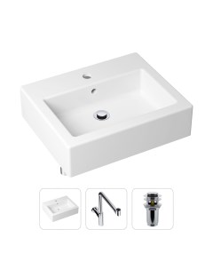 Комплект 3 в 1 Bathroom Sink 21520694 раковина 50 5 см сифон донный клапан Lavinia boho