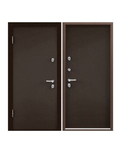Дверь входная Torex Village для загородного дома металлическая 950х2050 левый коричневый Torex стальные двери