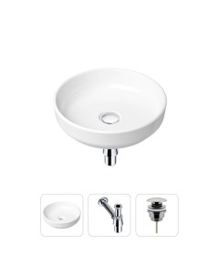 Комплект 3 в 1 Bathroom Sink 21520166 раковина 40 см сифон донный клапан Lavinia boho