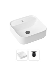 Комплект 2 в 1 Bathroom Sink Slim 21520841 накладная раковина донный клапан Lavinia boho