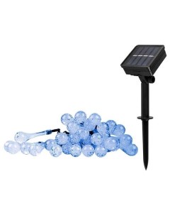 Светильник светодиодный SLR G08 30B садовый гирлянда капли син солнечная батарея ФАZА 50 Фаza
