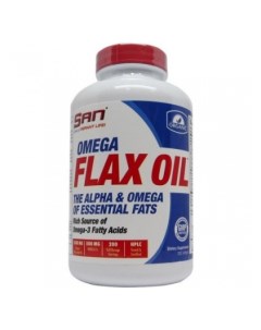 Омега 3 Omega Flax Oil 200 капсул San