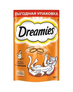 Лакомство для кошек Курица 3 шт по 140 г Dreamies