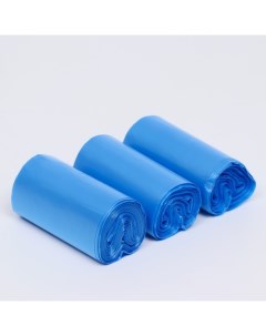 БИО Пакеты для уборки за собаками синие 20х30 см 10мкм 3х20 шт Пижон