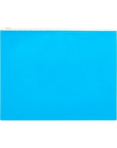 Папка конверт на молнии А5 Color голубой 6шт Attache