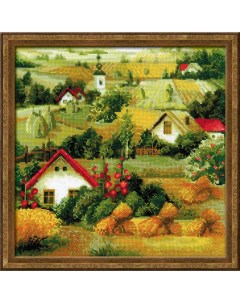 Набор для вышивания арт СС 1569 Сербский пейзаж 40х40 см Риолис