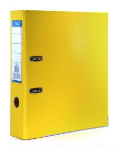 Папка регистратор 75 мм PVC желтая набор из 10 шт Stanger