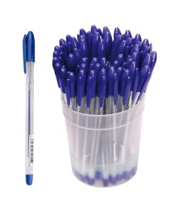 Ручка шариковая VeGa 217154 синяя 0 7 мм 50 штук Стамм