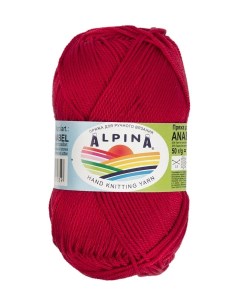 Пряжа Anabel 008 темно красный Alpina