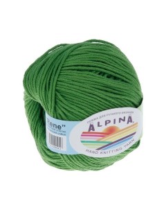 Пряжа RENE 10 шт в упак цвет зеленый RENE 156 105 м от Alpina