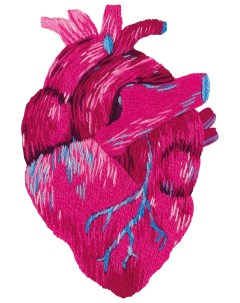 Набор для вышивания Живая картина Анатомическое сердце Panna
