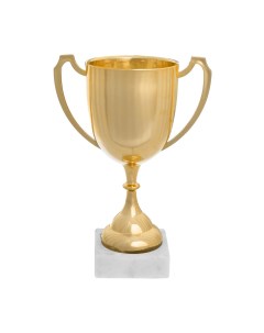 Кубок 117 наградная фигура золото подставка пластик 17 1 12 6 см Командор