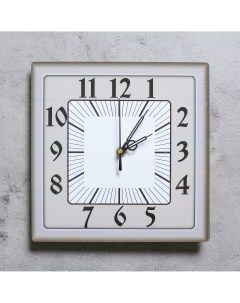 Часы настенные серия классика дискретный ход 23 5 х 23 5 см Соломон