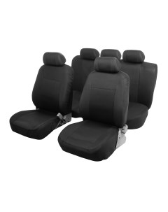 Чехлы на сиденья в автомобиль premium 11 предметов черный Torso