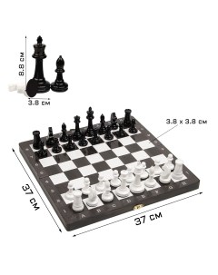 Шахматы турнирные 37 х 37 см король h 8 8 см d 3 8 см пешка h 4 2 см d 2 7 см Nobrand