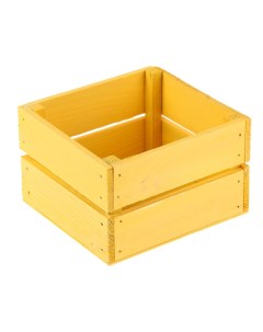 Ящик реечный 5 желтый 11 х 11 5 х 9 см Upak land