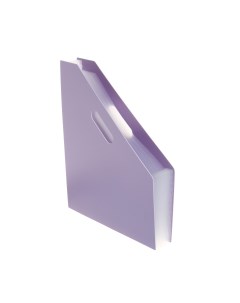 Лоток вертикальный для бумаг а4 пластик 12 отделений пастель фиолетовый Calligrata