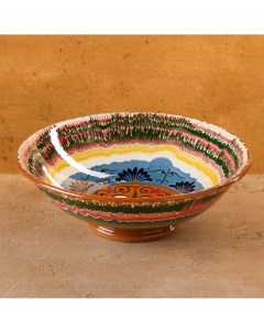 Супница риштанская керамика Шафран