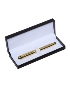 Ручка подарочная перьевая в кожзам футляре корпус золото серебро Calligrata