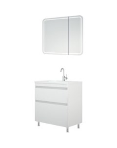 Мебель для ванной Алабама 80 Z2 напольная белая Corozo