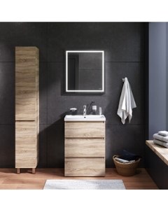 Мебель для ванной Gem S 60 напольная с раковиной зеркалом и аксессуарами BK91GC Am.pm.