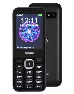 Мобильный телефон Linx C281 Black 2 SIM Digma