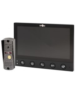 Комплект ST MS607HS BK монитор видеодомофона 7 AHD и панель вызова 1080P 4 х проводная линия связи п Smartec