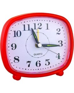 Часы будильник PF TC 005 красный Perfeo