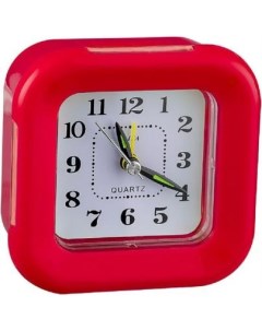 Часы будильник PF TC 003 красный Perfeo