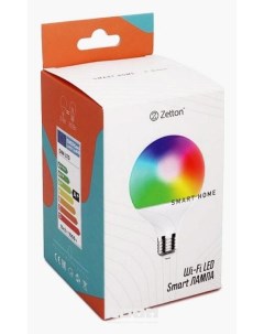 Лампа светодиодная с управлением через Wi Fi Smart Wi Fi Bulb E27 15Вт 2700 6500K ZTSHLBRGBCWE272RU Zetton