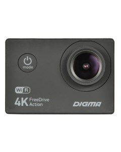 Видеорегистратор Digma FreeDrive Action 4K WiFi Черный