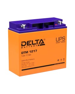 Аккумуляторная батарея DTM 1217 12 В AGM 17 Ач Дельта