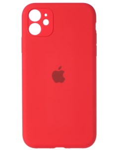 Чехол для Apple iPhone 11 Silicone Case Красный с закрытой камерой Storex24
