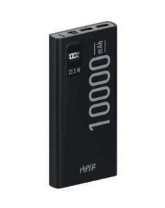 Внешний аккумулятор Power Bank EP 10000 10000мAч черный ep 10000 black Hiper